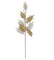 Select Artificials 32" Brown and Silver Glittered Sheer Artificial Holly Spray